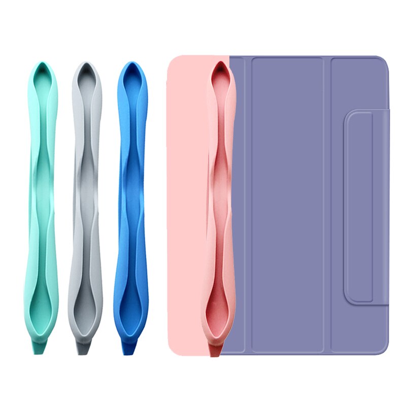 Funda de silicona para Apple Pencil 1 y 2 ª Generación, funda para IPad, portalápices con correa, funda para tableta, lápiz táctil