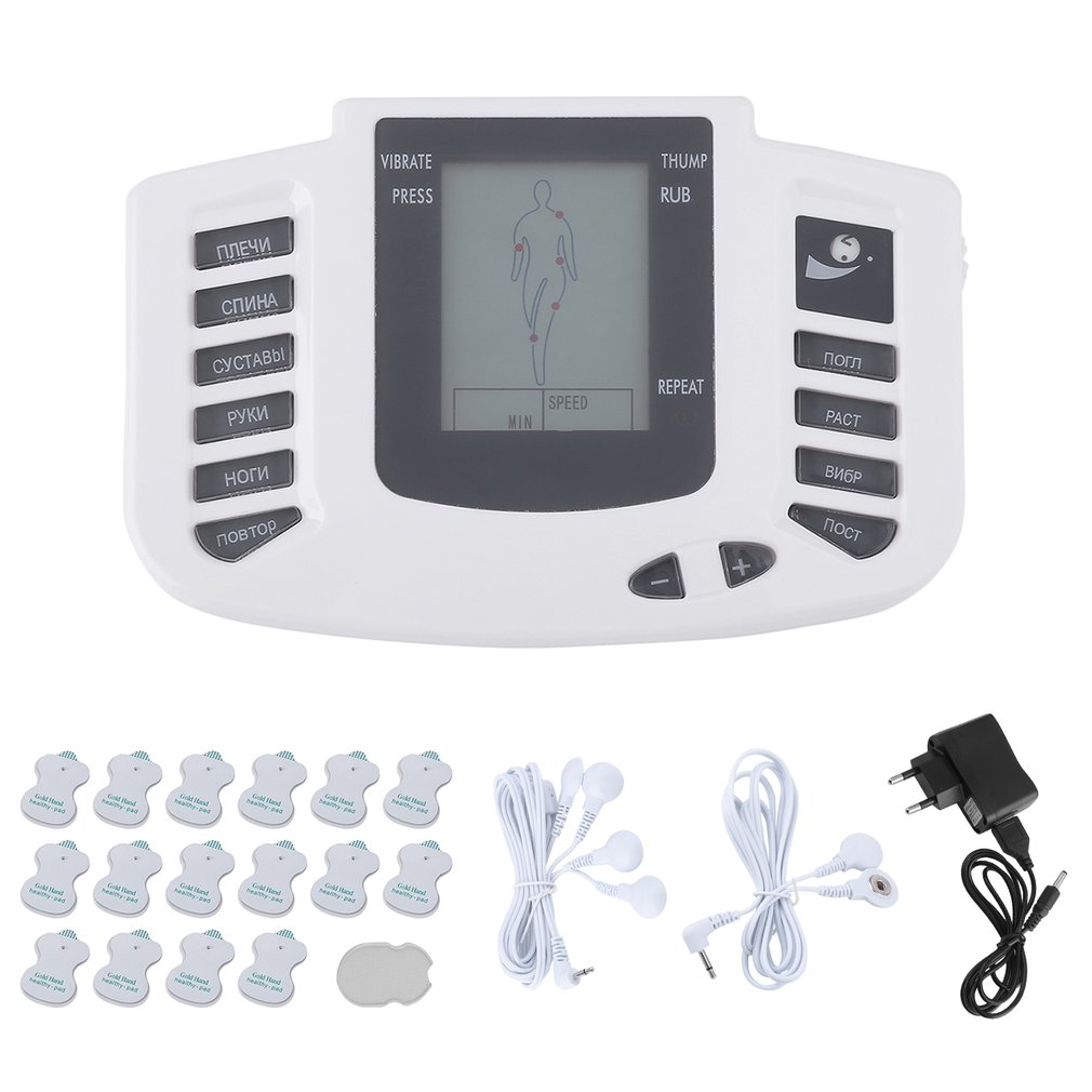 Electro-Stimulatie Massager Electro Estimulador Digitale Elektronische Body Afslanken Puls Massage Spier Ontspannen Electro Stimulatie