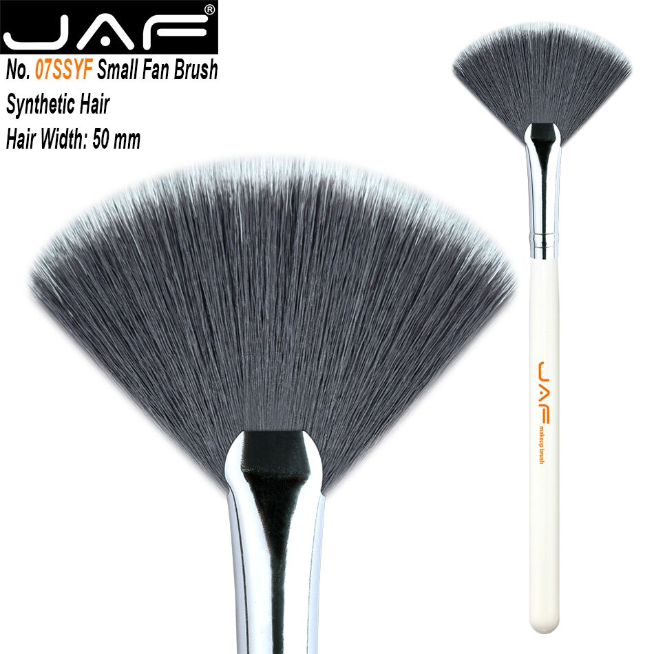JAF Synthetic Large Fan Brush Pincel Maquiagem Agent Big Fan Brush Maquiagem Professionalfree 16SSYF: 07SSYF-W