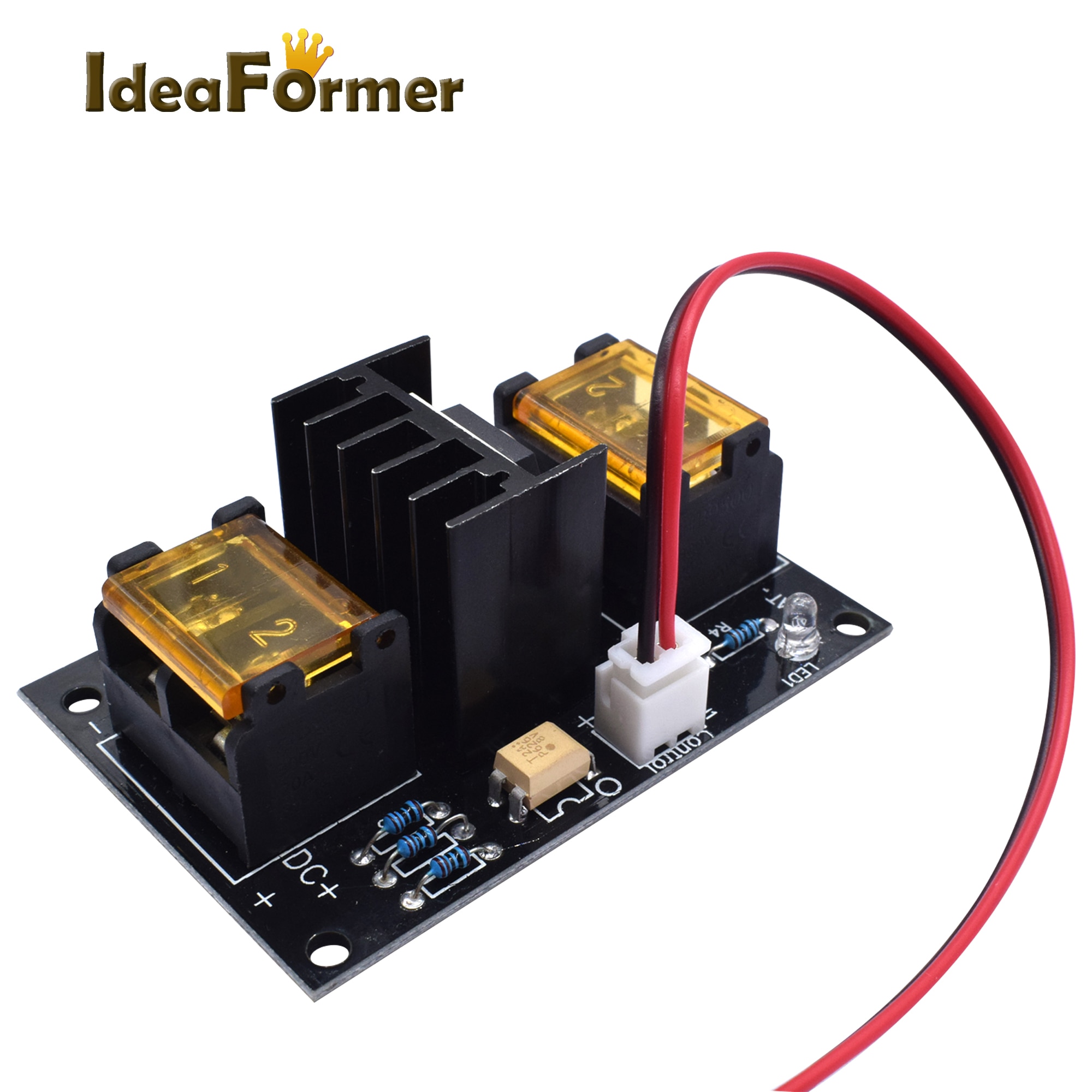 Módulo de expansión MOSFET 30A Inc. 2 pines de plomo con Cable de cama calefactable módulo de potencia/Hotbed Anet A8 A6 A2 rampas 1,4 piezas de impresora 3D