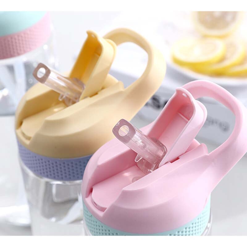 520ML Baby Kid Lovely Zoo Cartoon Animal Drink Cup Water Bottle Non-toxic BPA-Free Drinking Cups For Kids Children School Cups