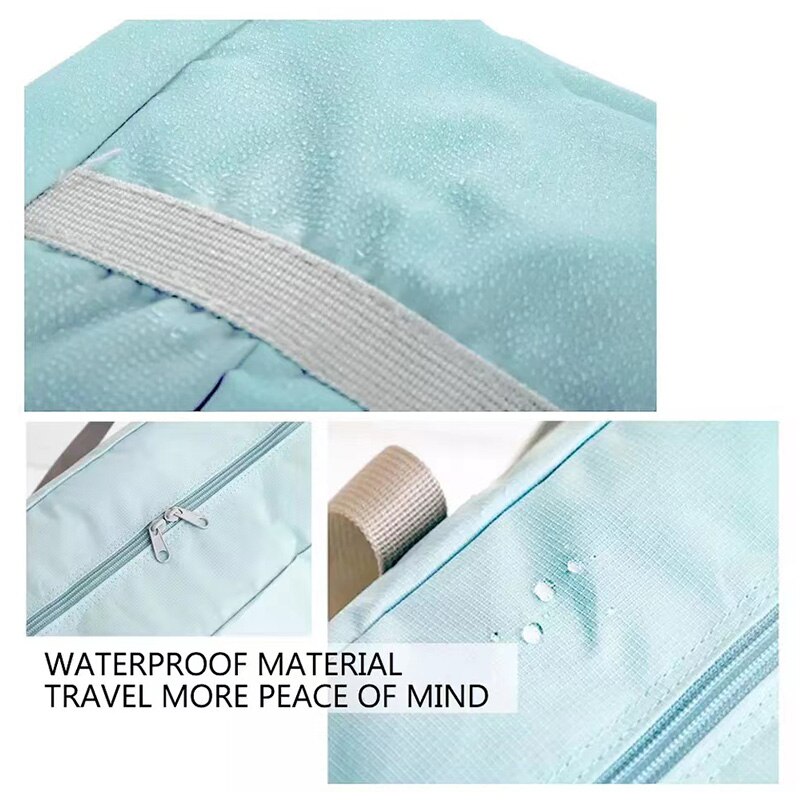 Waterdichte Opvouwbare Nylon Bagage Tas Unisex Casual Schoudertassen Kleine Licht Handtas Draagbare Trip Hand Reistas Met Hang