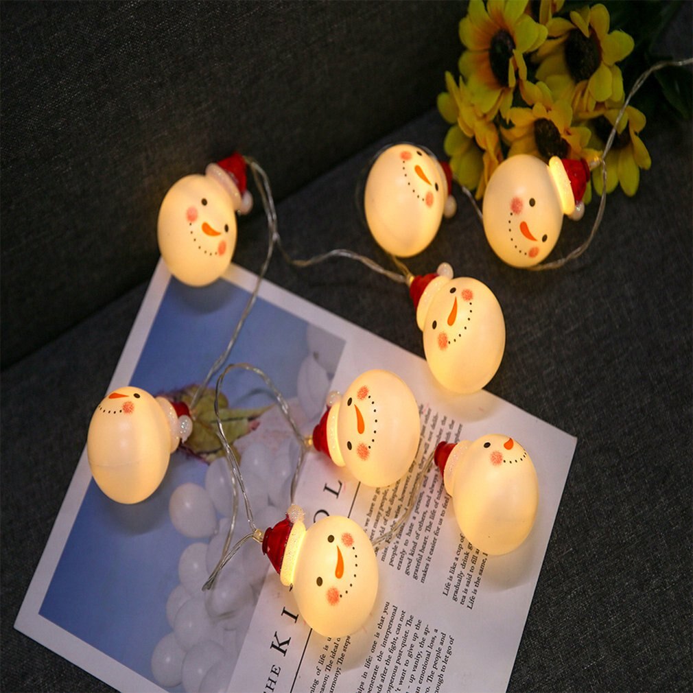 Christmas Snowman String Lights Decoration String Lights Christmas Home Garden Decoration String Lights