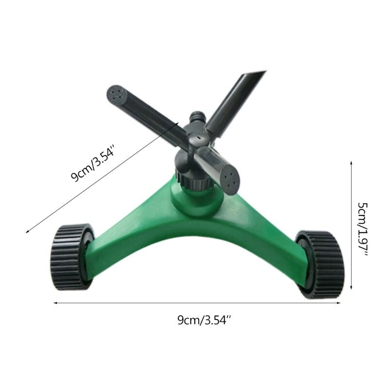 3 düsen Arm Automatische Bewässerung Drehbare Rasen Sprinkler Einstellbar Spritzen Winkel und Abstand Bewässerung für Garten