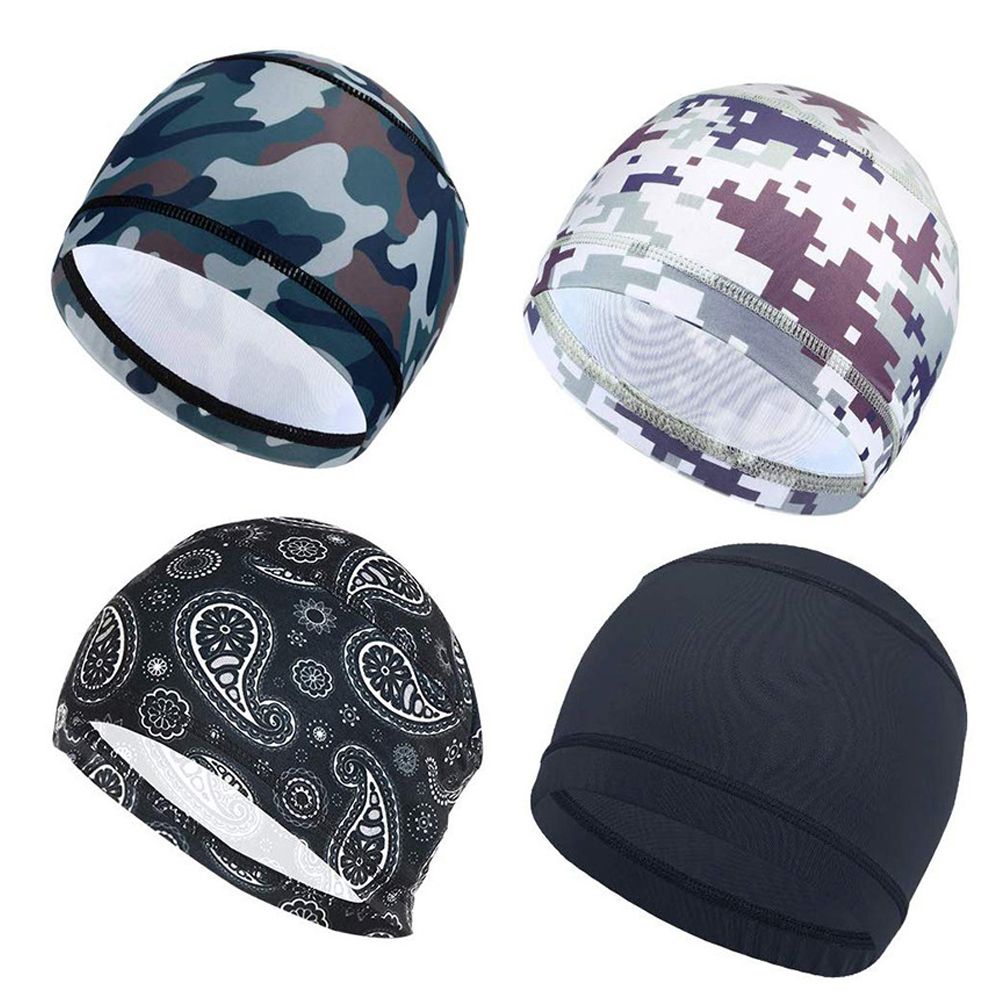 Quick Dry Breathable Helmet Cycling Cap Skull Hat Anti-Sweat Sports Hat MTC Bike Riding Bicycle Cycling Hat Unisex Inner Cap