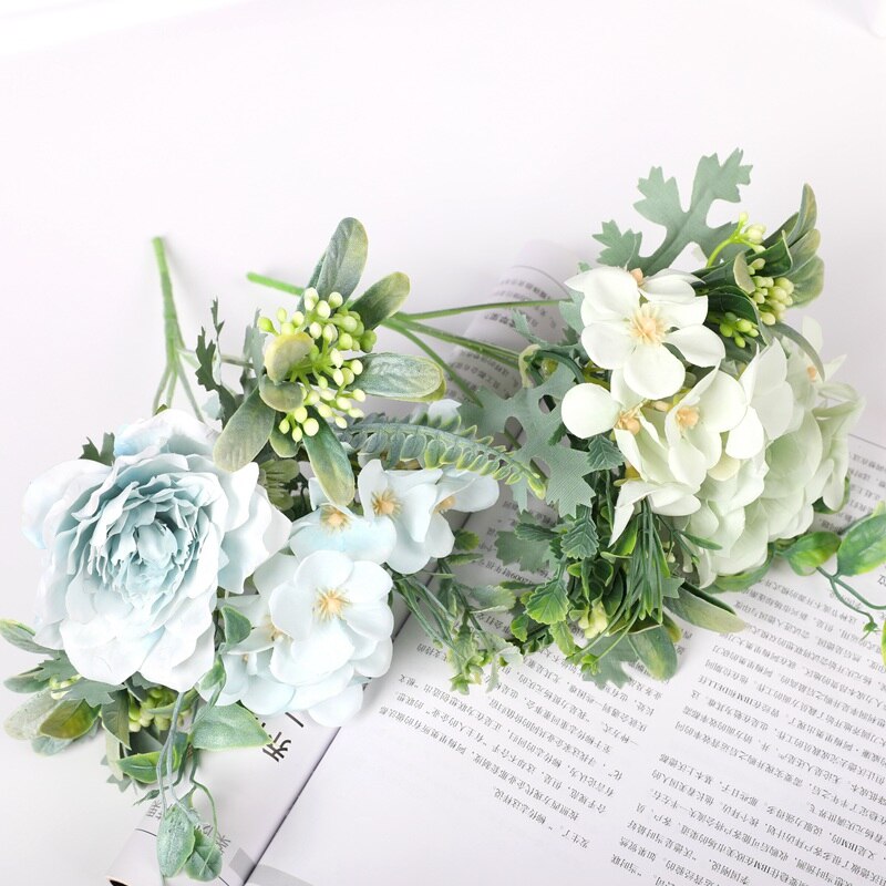 1 pieces Flower head diameter 9.5cm Artificial bouquet Home decoration accessories Wedding Year Candy box Flower arrangement