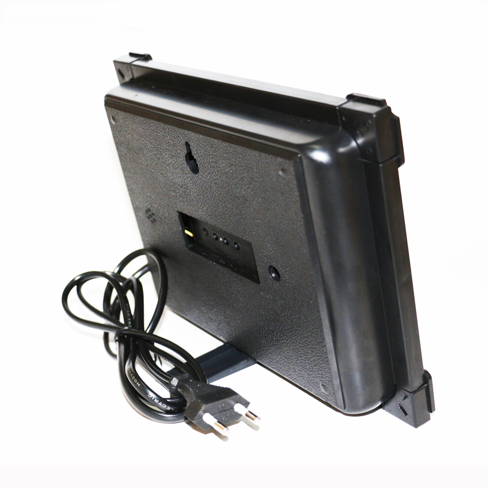 Hourly Chime LED Digital Wall Clock with Calendar Week Date Temperature Desktop Electric Alarm Clock Home Decoration Red