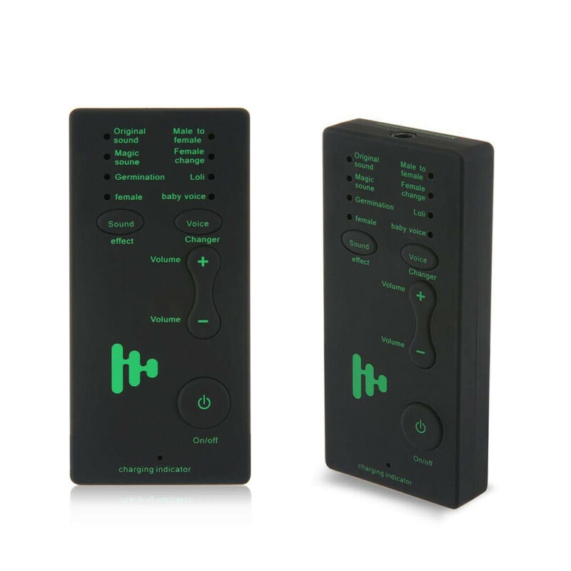 Mini Voice Changer Microphone Disguiser Phone Microphone Voice Changer Adapter 7 Different Sound Changes 3F05