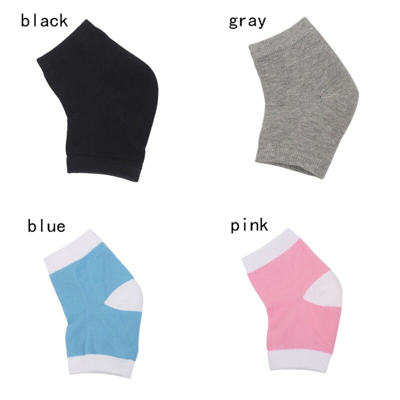 Nouveaux hommes femmes sport cheville anfissuré chaussettes talon douleur coussin Silicone Gel chaussette talon casquette chaussette hydratant cheville chaussette