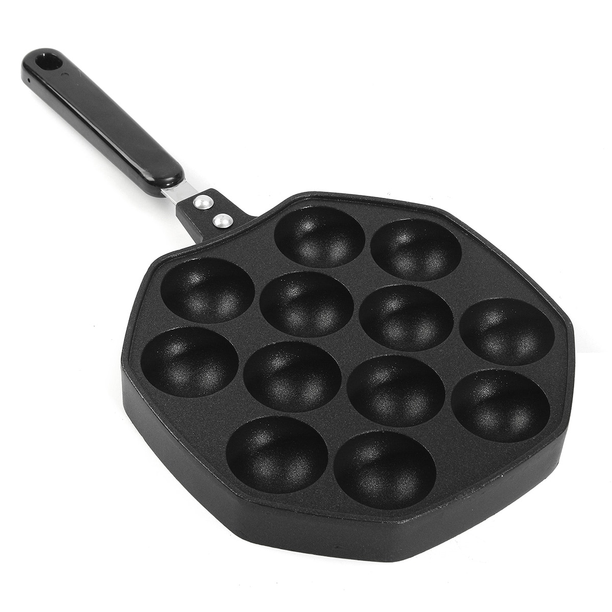 Takoyaki-sartén antiadherente de 12 cavidades, máquina para hacer bolas de pulpo, parrilla, placa de sartén, moldes de tortitas DIY, utensilios de cocina para horno para cocinar en casa