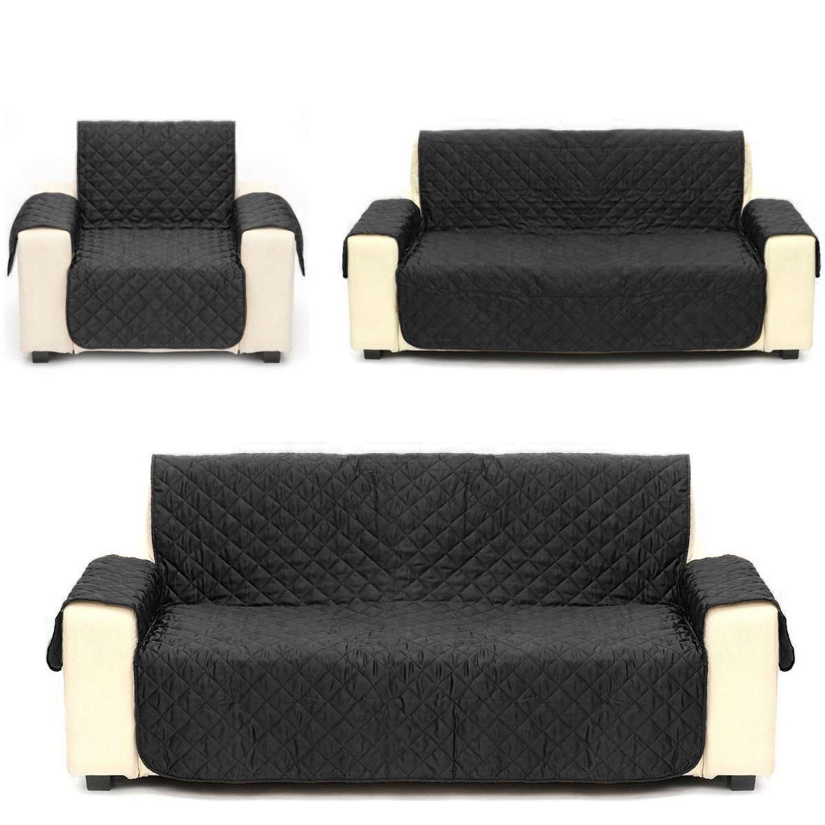 1/2/3 Zits Dubbele Side Sofa Kussen Huisdieren Honden Sofa Covers Waterdichte Couch Fauteuil Kussenovertrekken Fauteuil Meubels Protector