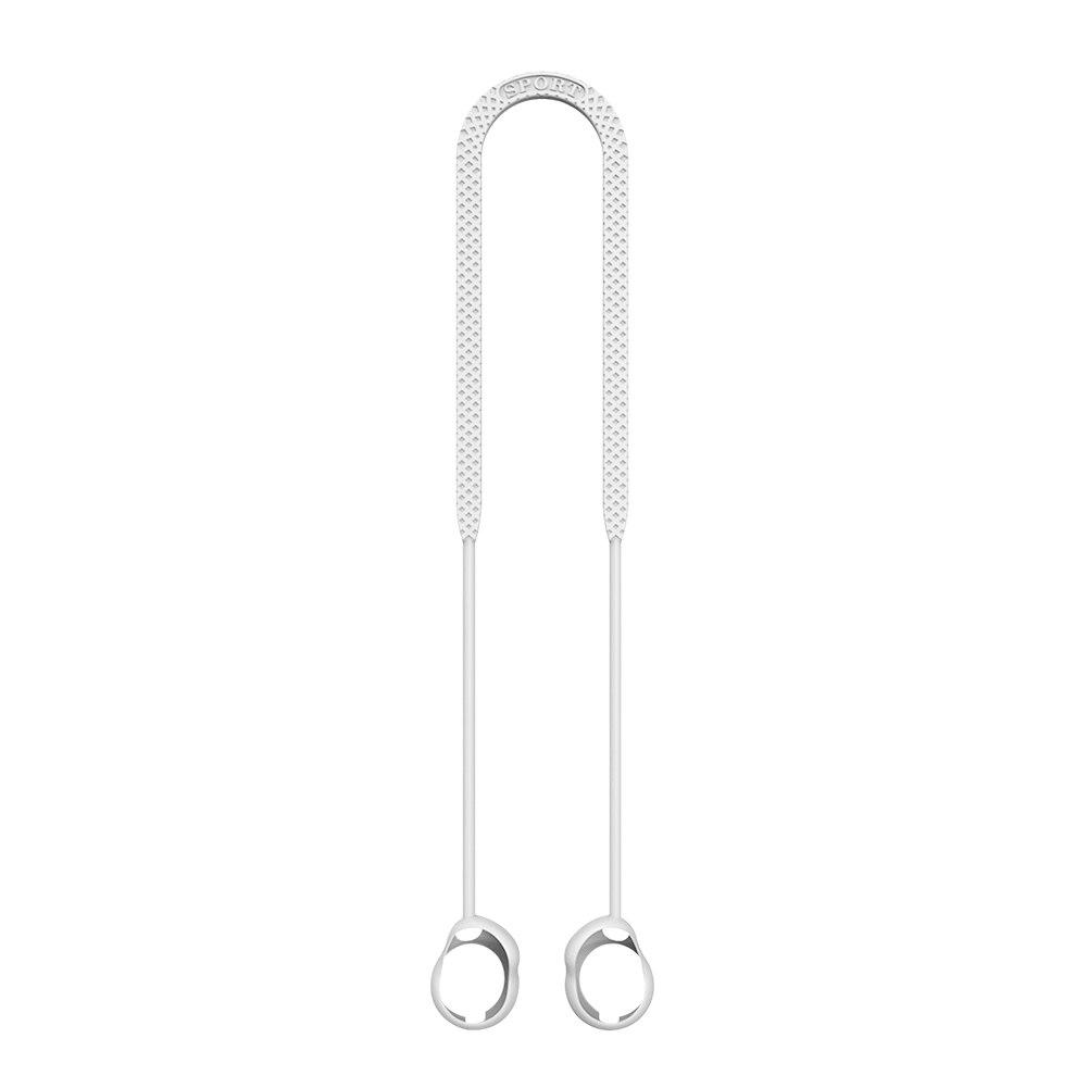 Anti-Verloren Silikon Kopfhörer Seil Halfter Kabel Für Sony WF-1000xm4 Drahtlose Bluetooth Kopfhörer Nacken Gurt Kabel Schnur Sport: Weiß