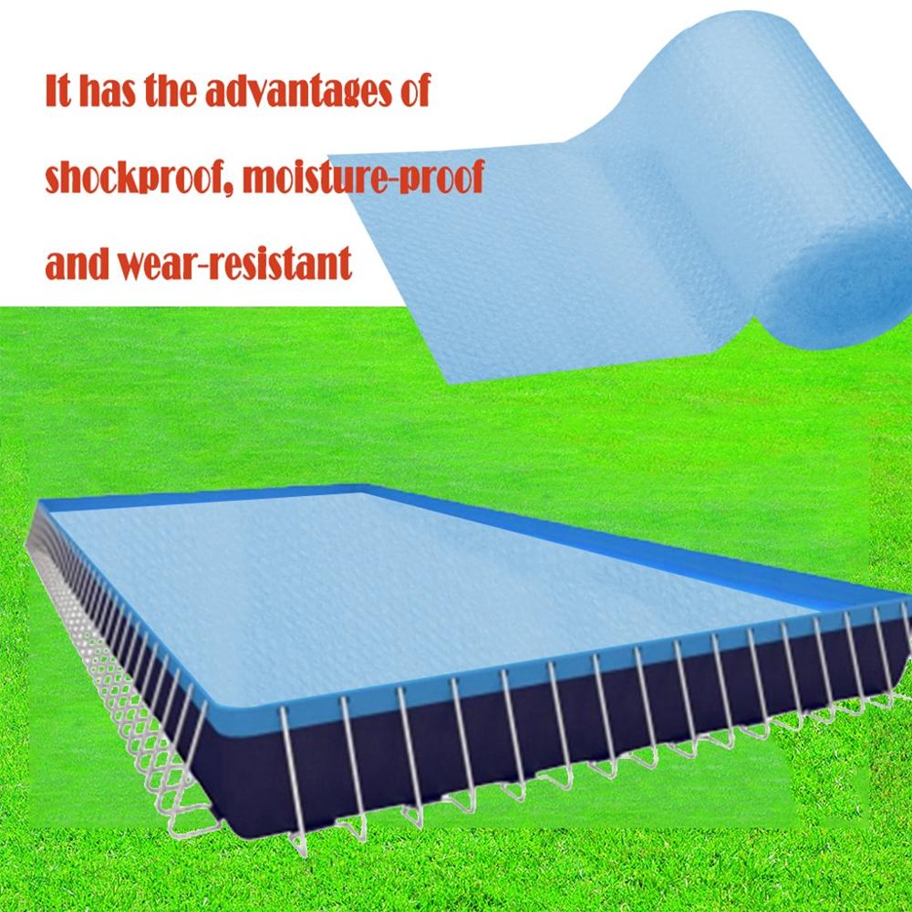 Swimming pool insulation cover bubble film Above Ground Sky Blue Protection Swimming Pool F@: 1.2X3m
