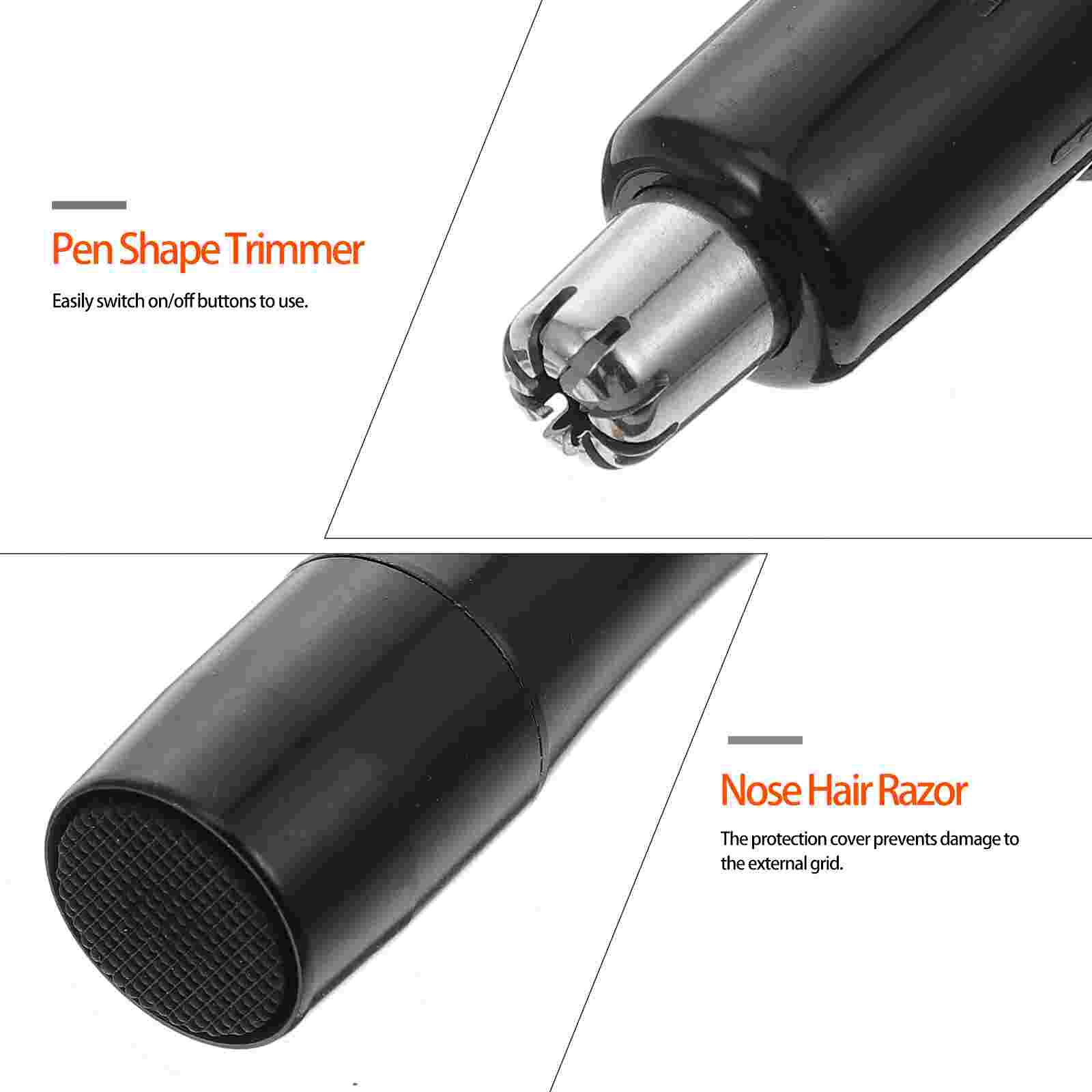 1pc Electric Nose Hair Trimmer Hair Remover Hair Trimming Razor (Battery)