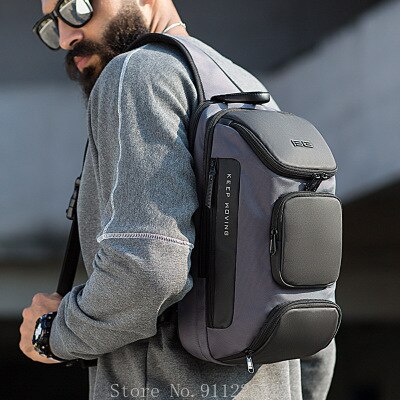 Xiaomi bolsa transversal masculina, bolsa casual com carregador usb, bolsa de ombro crossbody para viagem ao ar livre, bolsa de viagem curta