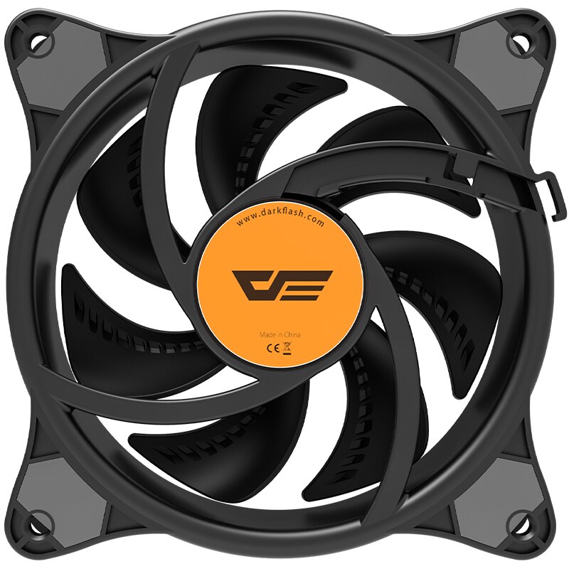 Darkflash D1 120Mm Pc Computer Regenboog Led Fan 12Cm 4pin Desktop Pc Computer Wit Koeler Stille Case Rgb fan Cooling Fans