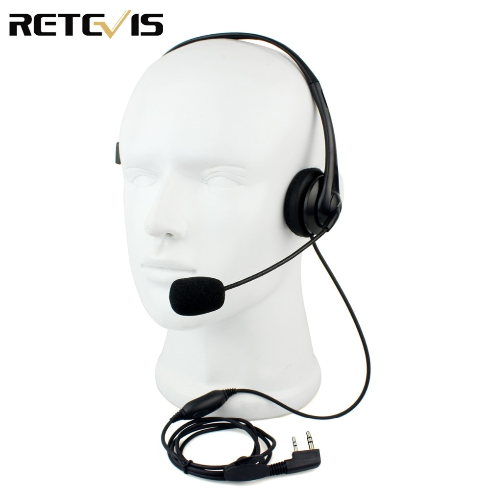 Retevis 2 Spille Cuffia Auricolare TK220 per KENWOOD Baofeng UV-5R BF-888S Retevis H777 PUXING TYT Walkie talkie C9009A