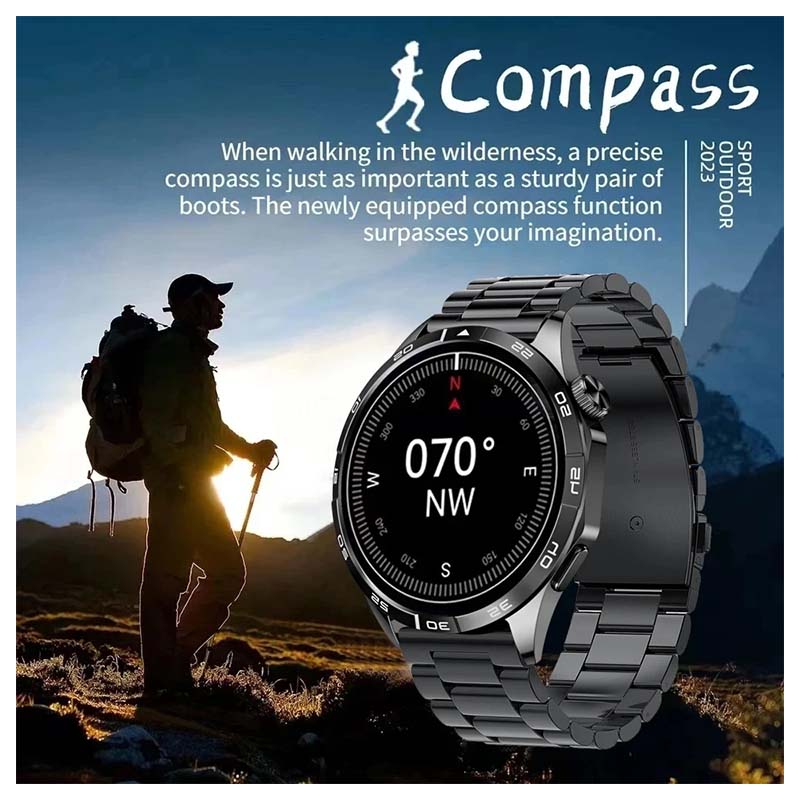 2024 novo para huawei xiaomi gt4 pro relógio inteligente masculino nfc gps rastreador amoled 466*466 tela hd freqüência cardíaca bluetooth chamada smartwatch