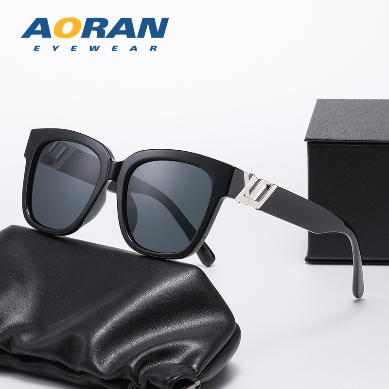 Gafas de sol para hombre y mujer, montura y generosa, gafas de sol polarizadas de viaje resistentes a los rayos UV: Beige