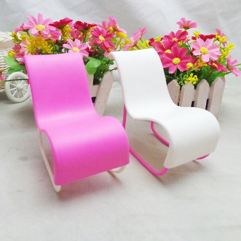 Kid Plastic Pretend Play Table Chair Furniture Toy Doll Accessories Furniture Dolls House Miniature Bath Bed Living Room Toy: 8