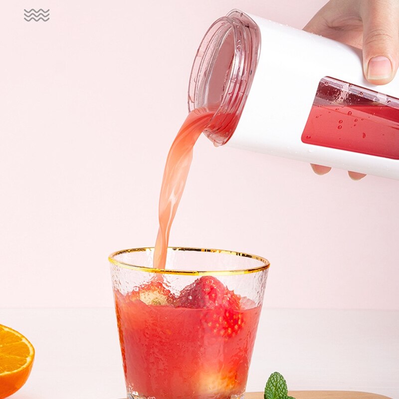 Draagbare Blender Voor Handgemaakte Fruit Of Groente Smoothie Mini Juicer Met Usb Oplaadbare Voor Outdoor, Reizen