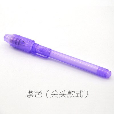 Luminous Magic Invisible Ink Pen Glow In The Dark 2 In 1 UV Black Light Combo Drawing Invisible Ink Pen Cool Toys: 7