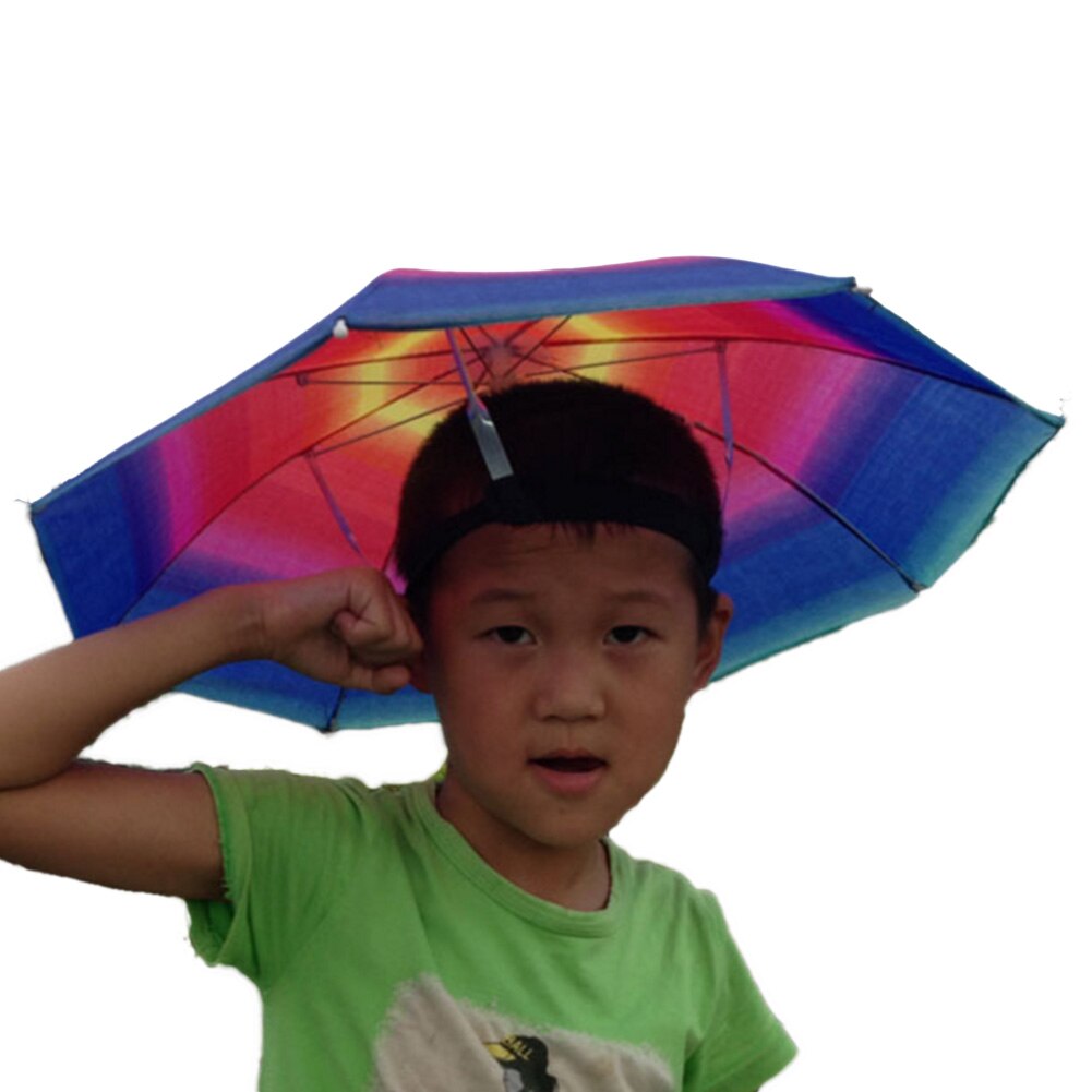 Faltbare Headwear Anti-uv Schatten freundlicher Regenschirm Sonnenschirm Camping Headwear Regenschirm Hütte Kappe