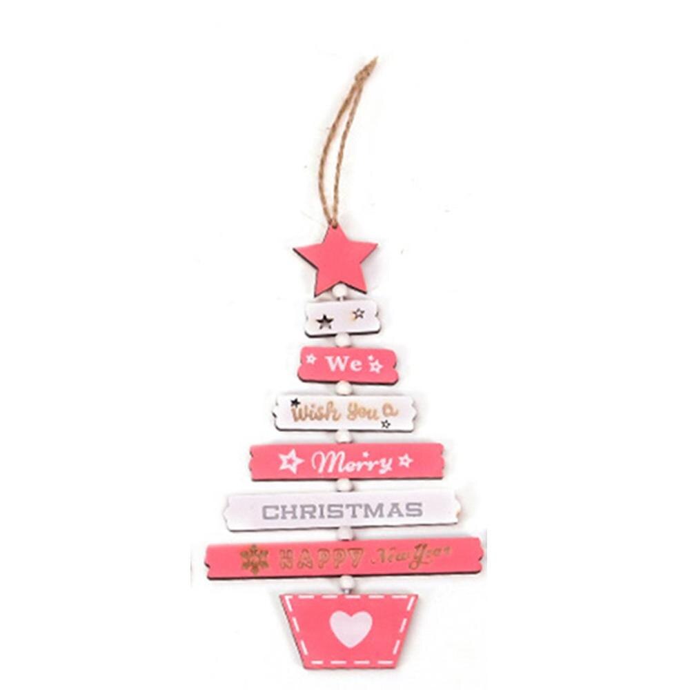 Kerstboom Houten Ornamenten Kerstversiering Kleur Houten Letters Kerstboom Hanger: Royal Blue