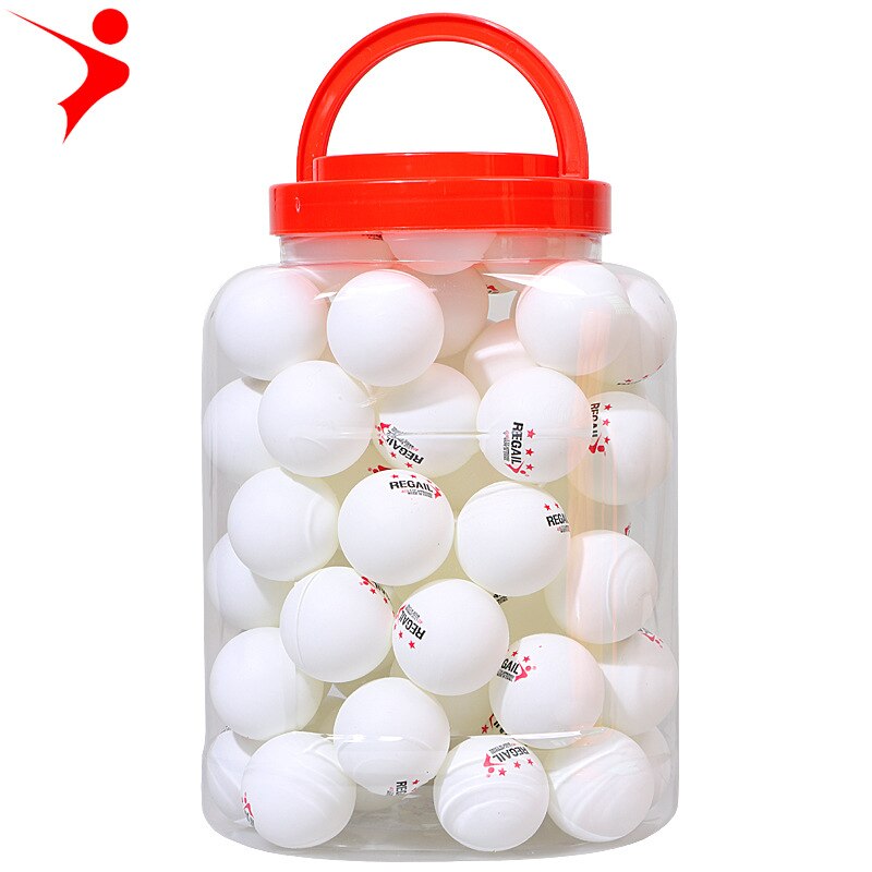 Ray Gal Barrel SAMSUNG Ping Pong Ausbildung Ping Pong Ball Maschine Nur Ping Pong 60 von ein Eimer: White