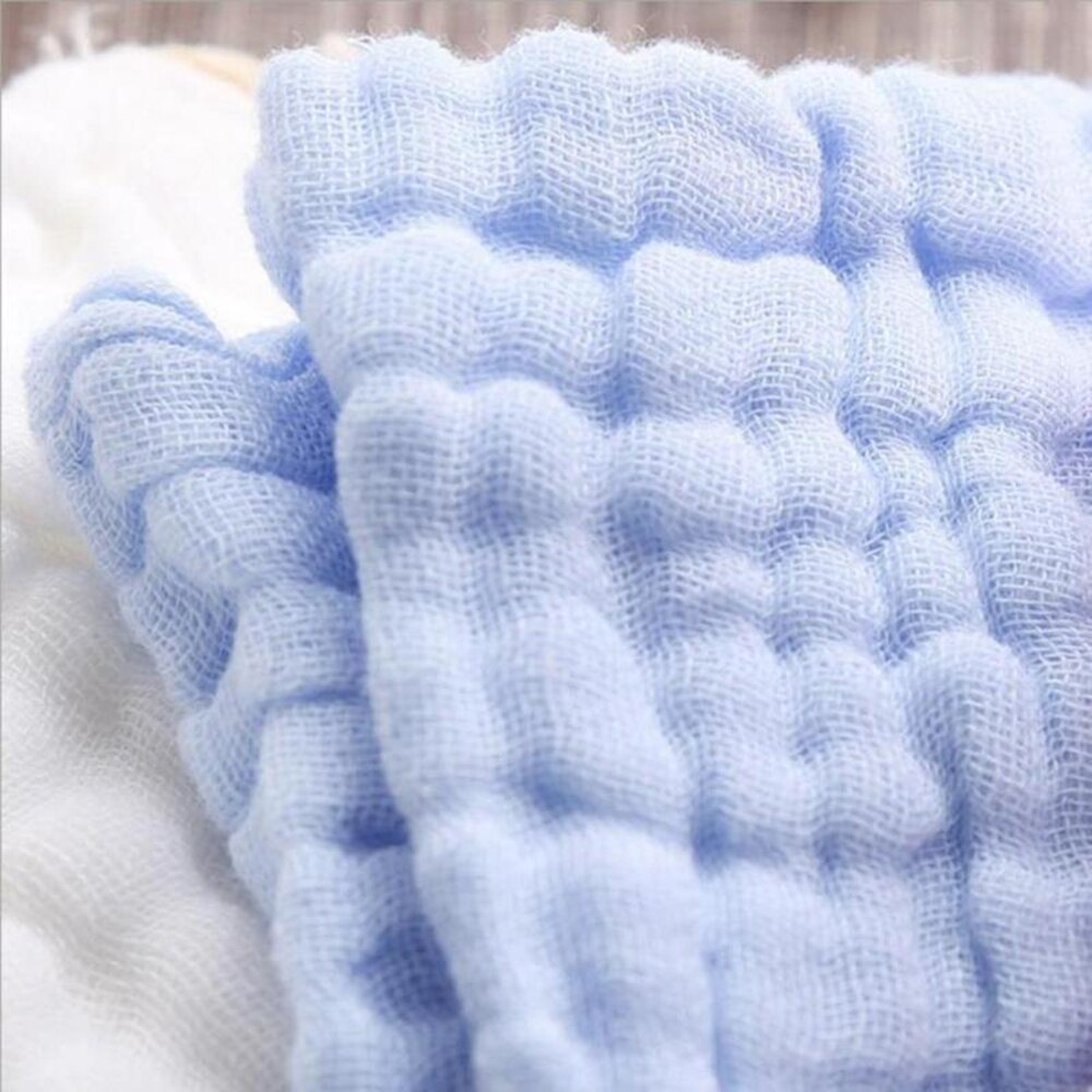 Baby håndklæde bomuld 6 lag spædbarn antibakteriel blød ansigt håndklæde vandabsorptions lommetørklæder til nyfødte børn hånd vaskeklud