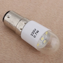 1pc universal 0.7w 220v led lyspære for hjemme symaskin push in