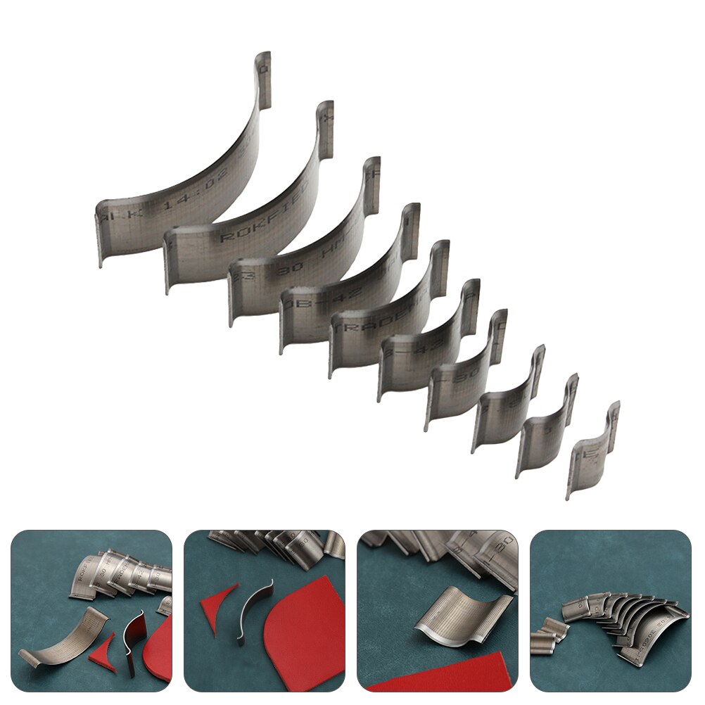 10pcs Corner Edges Trimmers Leather Edges Trimmer Wallet Belt Corner Cutter