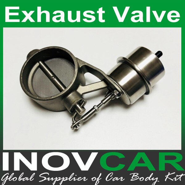 Stainless Steel Exhaust Control cutout Valve Set With Vacuum Actuator Closed Style