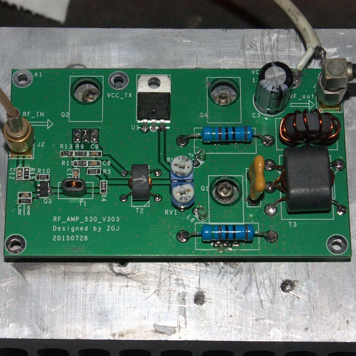 Amplificateur de puissance linéaire SSB RF 3-28MHz 45W, pour émetteur-récepteur HF, radio à ondes courtes AM FM CW HAM, Signal RFID 13.56MHz