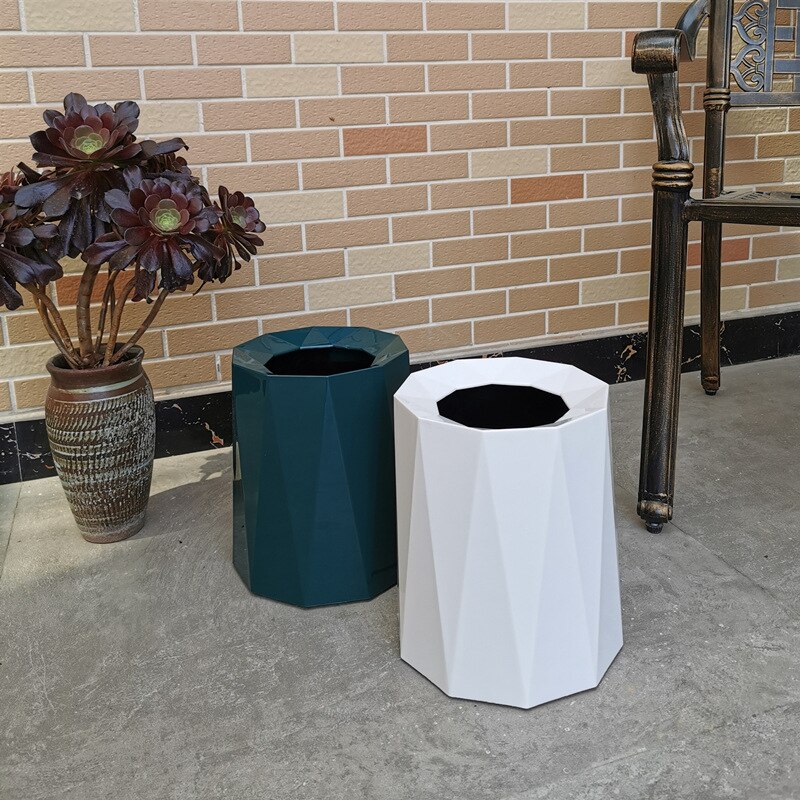 Large Waste Bin Household Bedroom Living Room Business Simple Luxury Trash Can Office Kosz Na Smieci Home Products DG50