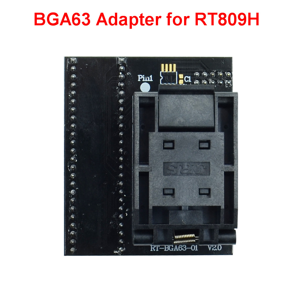 Original Upmely BGA63 Adapter for RT809H V2.0 SOCKET RT-BGA63-01 0.8MM Programmer Calculator