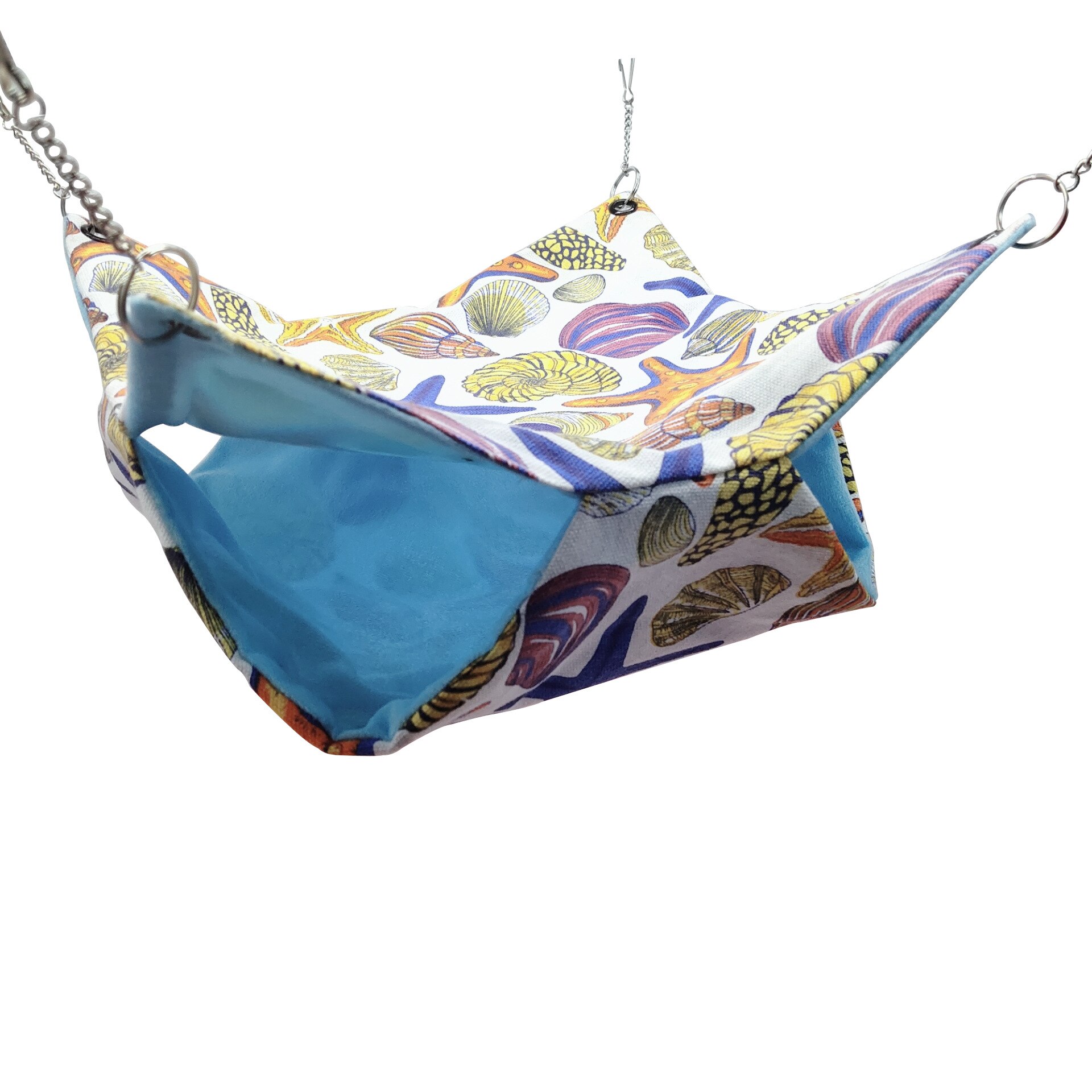 Summer Autumn Small Animal Hamster Squirrel Hammock Double layer Canvas Breathable Haning Sleeping Bed House Pets Suppiles: Shell / 20x20 cm