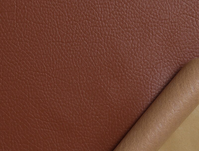 50x138cm Large Leather Patch Self Adhesive Stick Free Iron Sofa Car Seat Restoration Refurbished Leather Fabric Sticker Patch: Brown