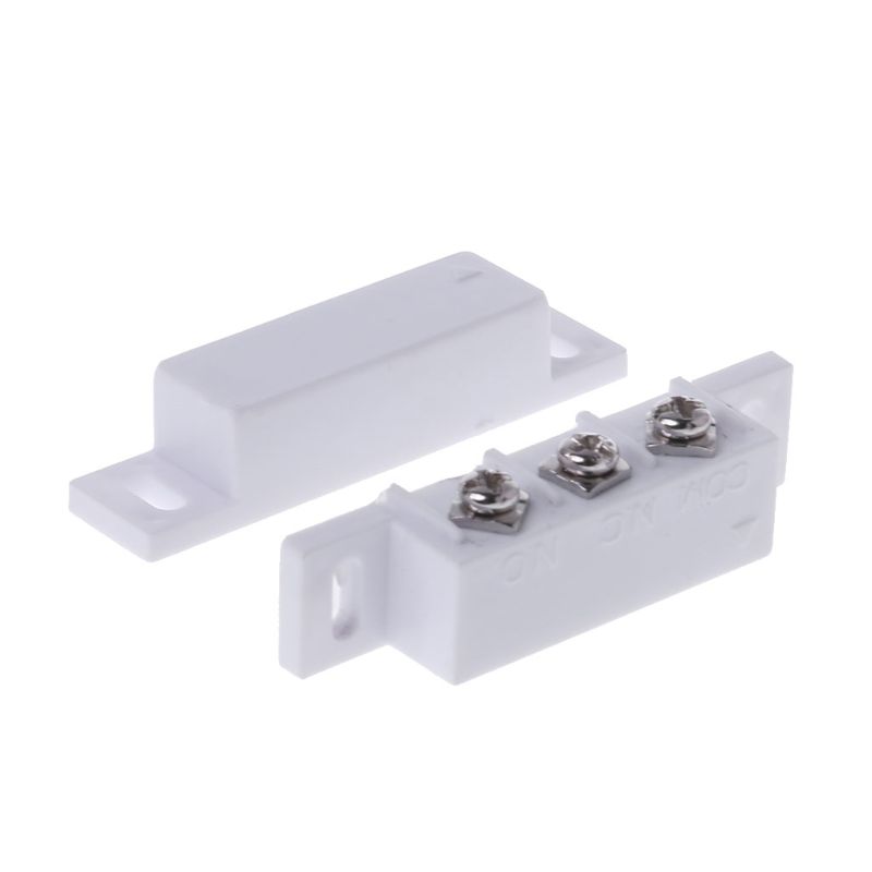 Magnetische Contact Schakelaar Wired Deur Raam Sensor Detector Normaal Gesloten Normaal Open Nc/Geen Voor Home Security Alarm Systeem