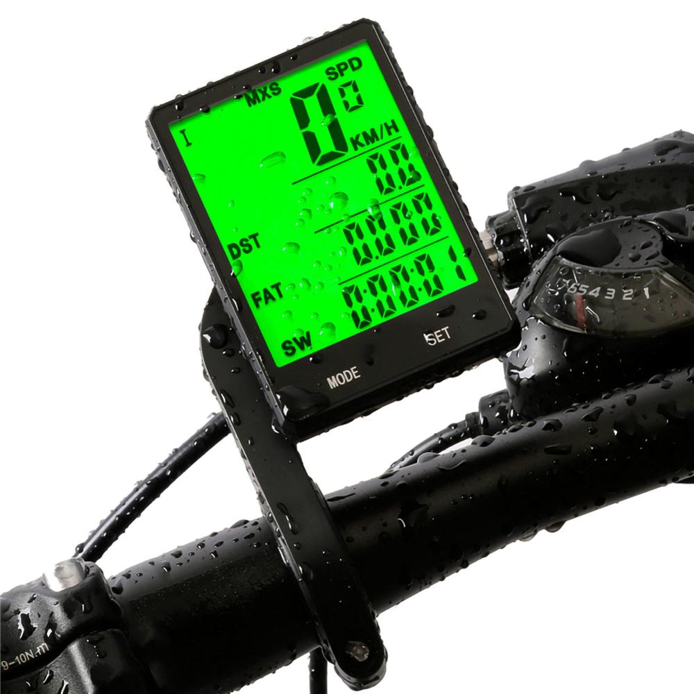 Waterproof Wireless Wired Digital Bike Ride Speedometer Odometer Bicycle Cycling Speed Velocimeter Counter Code Table Computer