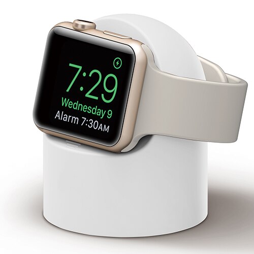 Support de chargeur pour Apple Watch, pour Apple watch 6 SE 5 4 3 iWatch 42mm 38mm 44mm 40mm, support de chargeur pour apple watch, accessoires: White