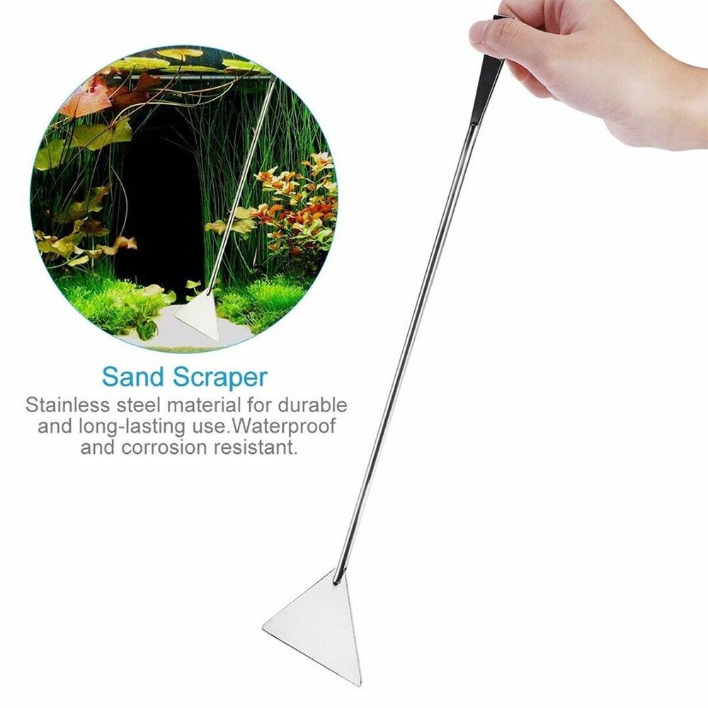 3/5Pcs Aquarium Pincet Tank Aquascaping Gereedschap Aquarium Schaar Rvs Waterplanten Set Aquarium Onderhoud Tool
