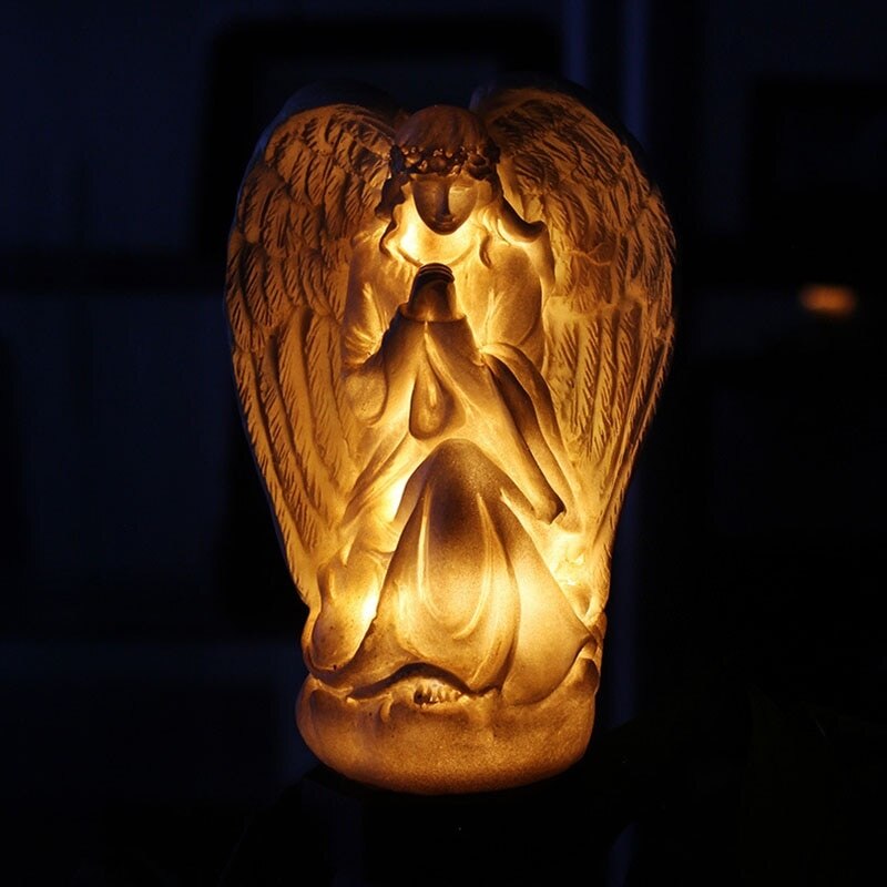 Solar Light Statue Outdoor Waterproof Garden Courtyard Inserted Lawn Lights Bright and Durable Contemporary Incandescent Bulbs