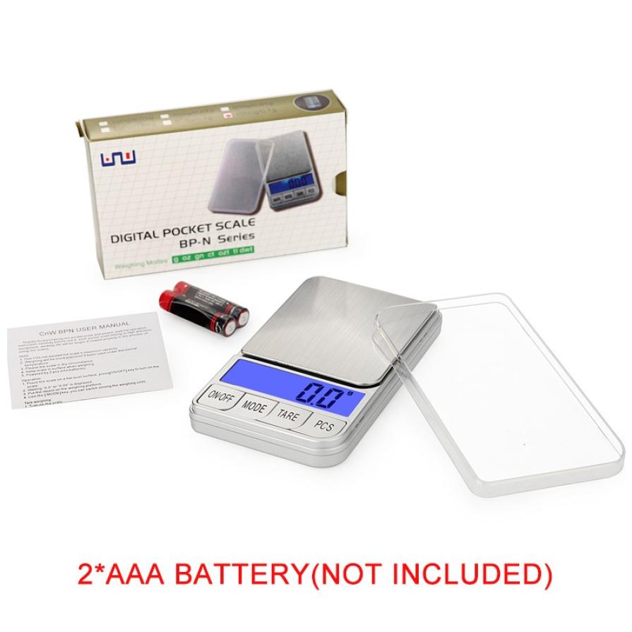 Mini Portable Electronic Digital Scale 100g/0.01g Precision Weighing Jewelry Gold Silver LCD Display with Backlight Pocket Scale