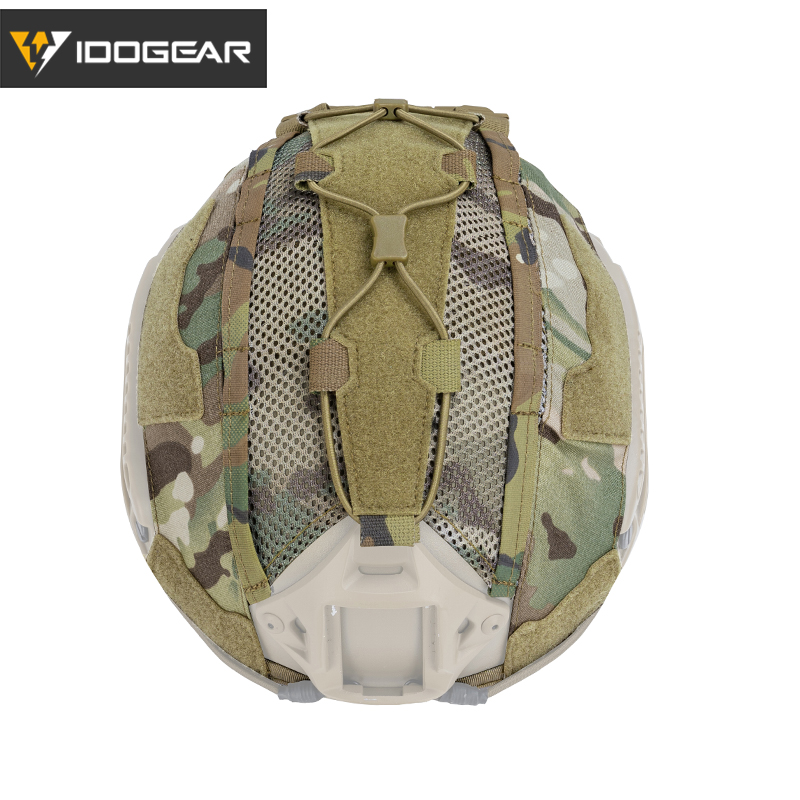 IDOGEAR Taktische Helmabdeckung für maritimen Helm mit NVG-Batterietasche Jagd 3812