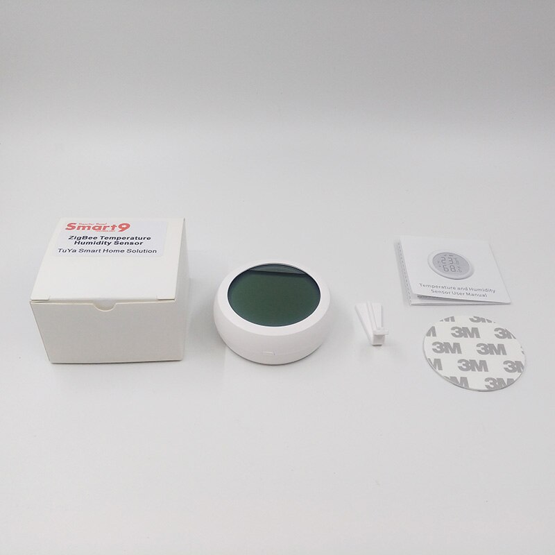Smart9 ZigBee Temperature and Humidity Sensor With LCD Screen Display working with TuYa ZigBee Hub, Battery Powered Smart Life: Default Title