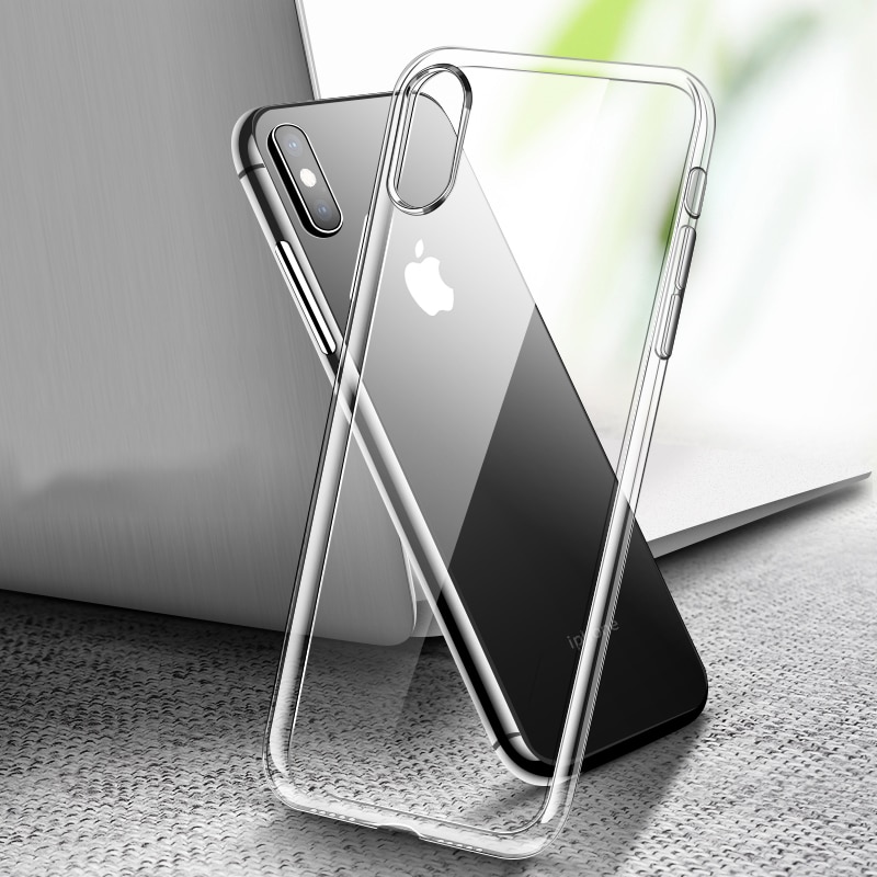 Soft Tpu Case Voor Iphone X Xs Max Ultra Thin Clear Silicone Beschermende Telefoon Cover Stofdicht Caso Full Body capa Coque