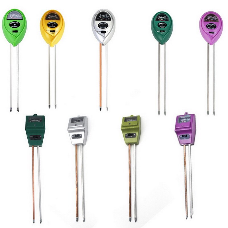 3 IN 1 Digital Soil Moisture Sunlight PH Meter Tester for Plants Flowers Acidity Moisture Measurement Garden Tools Soil water
