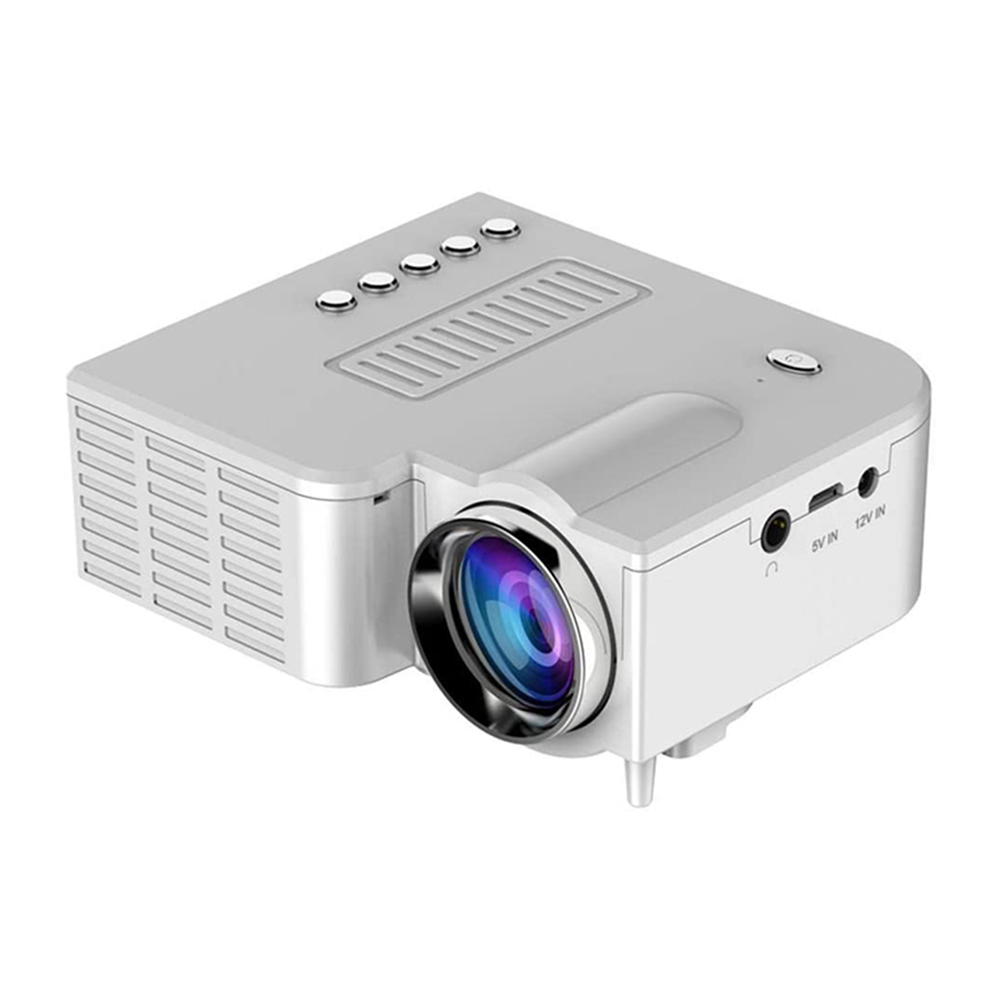 Mini proyector LED portátil 1080P Home Cinema Video proyectores USB para teléfonos móviles JR ofertas: White