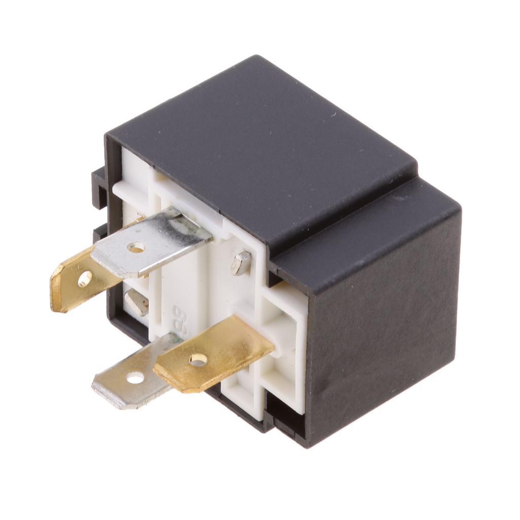 Bil automotive 4 pin 12 volt 30 amp sikringsrelæ normalt åben kontakt